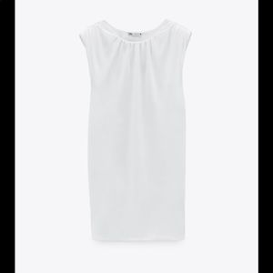 Zara T-shirt Dress with Shoulder Pads